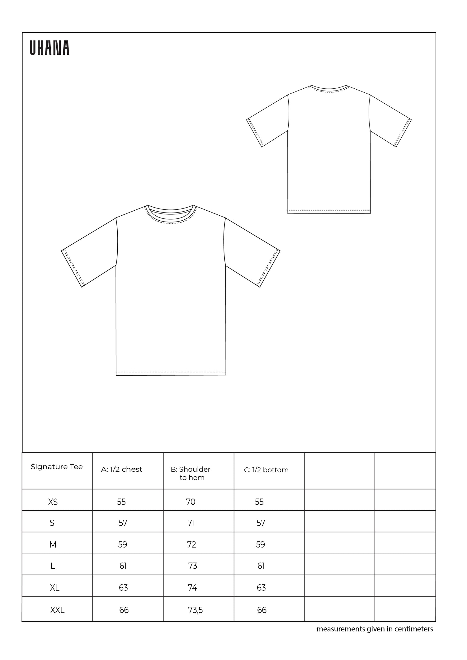 Basic Needs Signature Tee, White