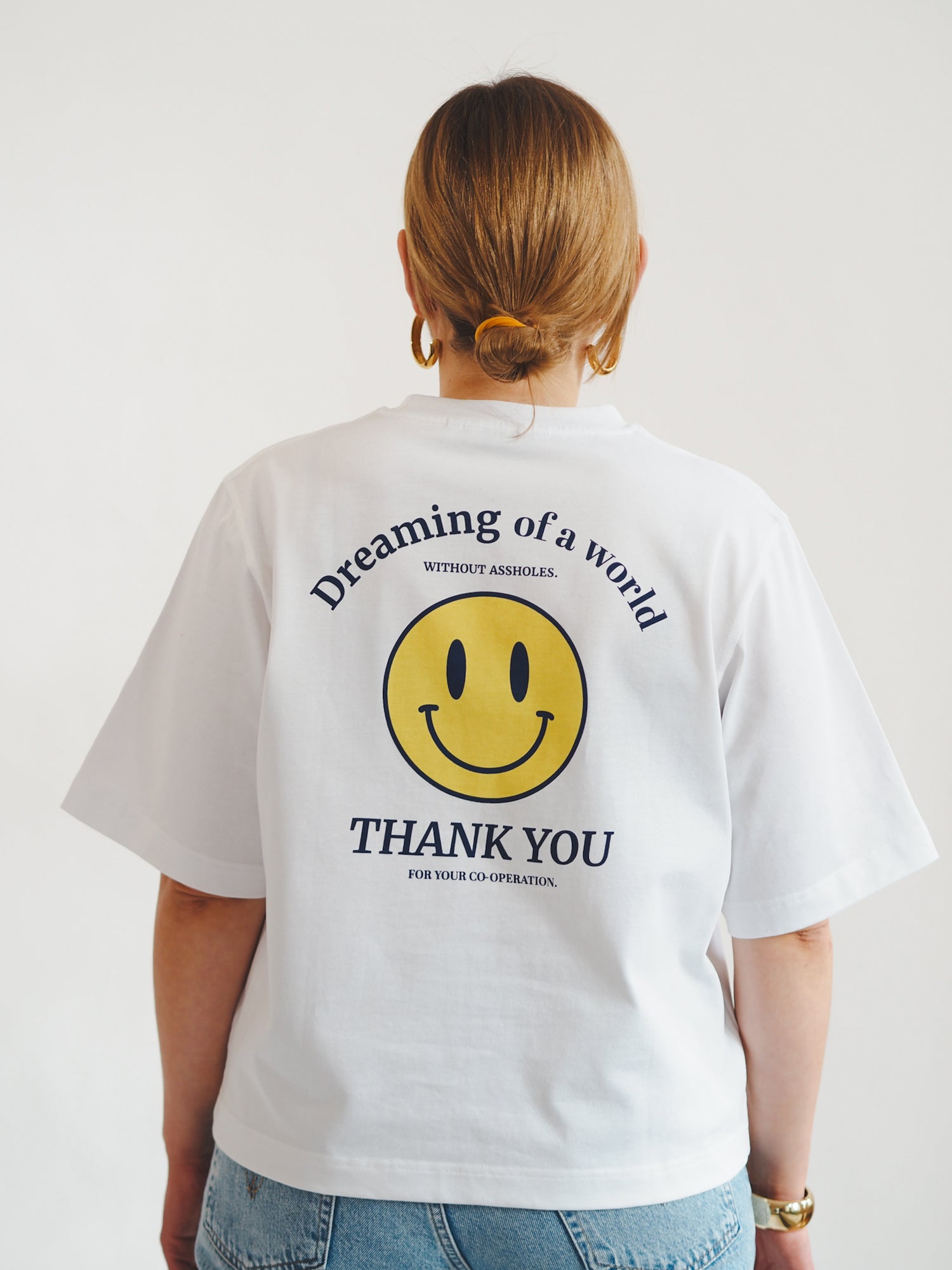 Still Dreaming Boxy Tee, White