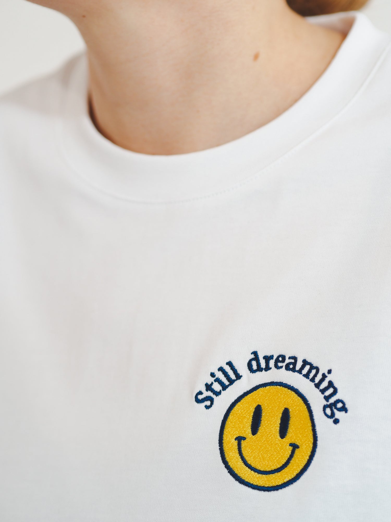 Still Dreaming Boxy Tee, White